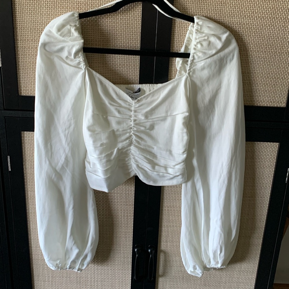 Balloon sleeve top